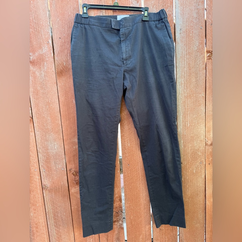 L’Estrange London The 24 Hour Trouser Off-Black Pants Men’s Size Large